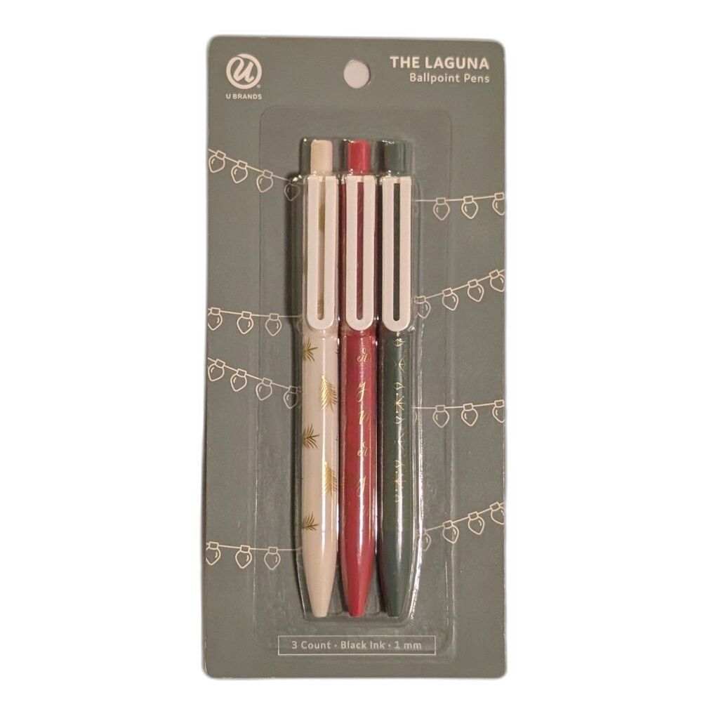 U Brands The Laguna Ballpoint Pen Set - Holiday